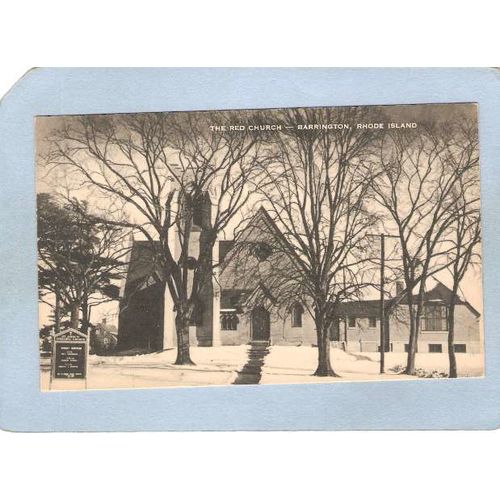 Rhode Island Barrington The Red Church~35