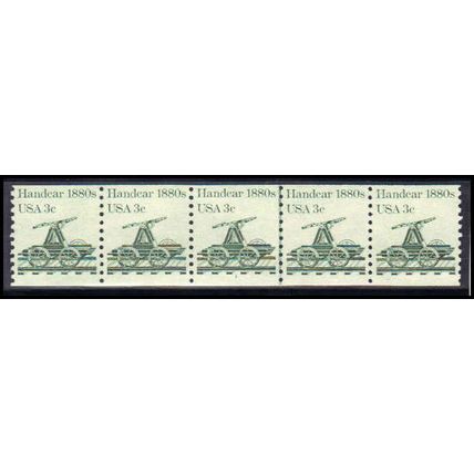 1898 3c Handcar Very Fine MNH Dry Gum PNC 1/5 Z5149