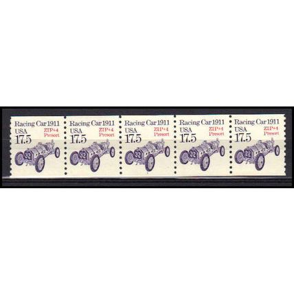 2262a 17.5c Race Car Very Fine MNH Dry Gum PNC 1/5 X0994