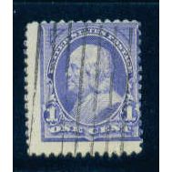 Used 247 1c Benjamin Franklin Average M02697