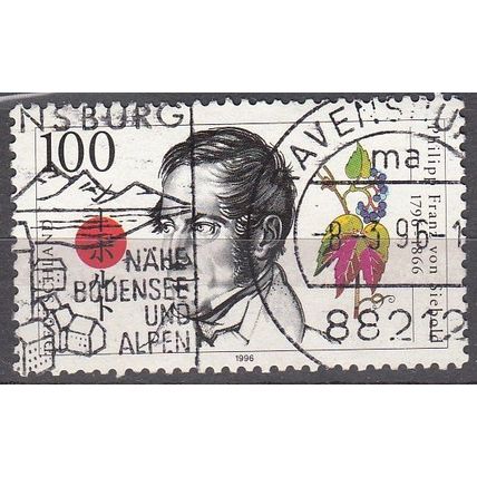 Deutschland 1996 Michel 1842 O Cote (2011) 1.10 € Philipp Franz von Siebold