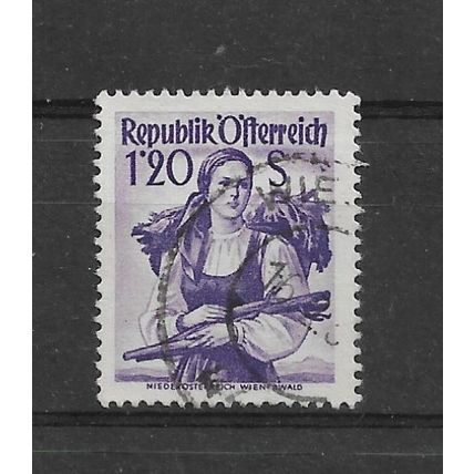 Austria.SG1128 1s 20 "Niederosterreich Wienerwald".Fine Used.Aug22b