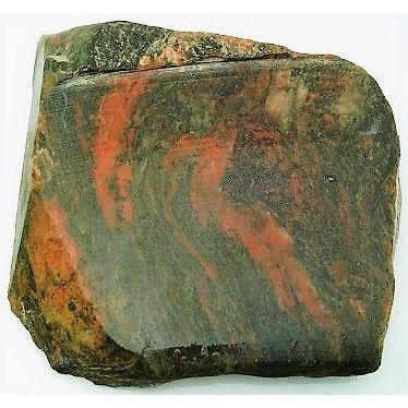 Orange Black Jasper Natural Gemstone Slab Lapidary Cabbing Rough
