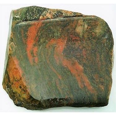 Orange Black Jasper Gemstone Slab Cabbing Rough