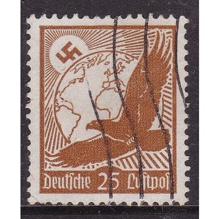 Germany 1934 Golden Eagle Globe and Swastika 25pf Fine Used SG 530 VGC