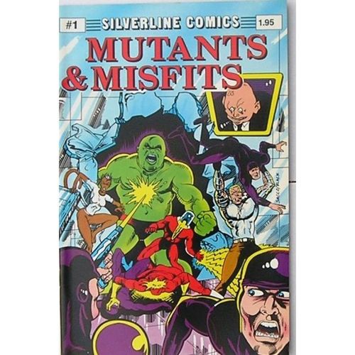 Mutants & Misfits #1 & #2 Comics from Silverline Comics 1987