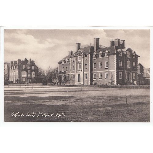 Lady Margaret Hall Oxford Postcard Local Publisher