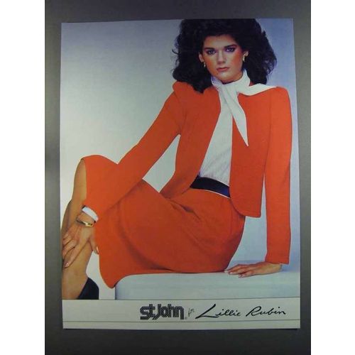 1982 St. John for Lillie Rubin Fashion Ad