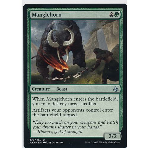 Magic the Gathering MTG Amonkhet 175/269 Manglehorn