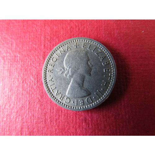 1957 QUEEN ELIZABETH II SIXPENCE FREE POST. (ed) o P