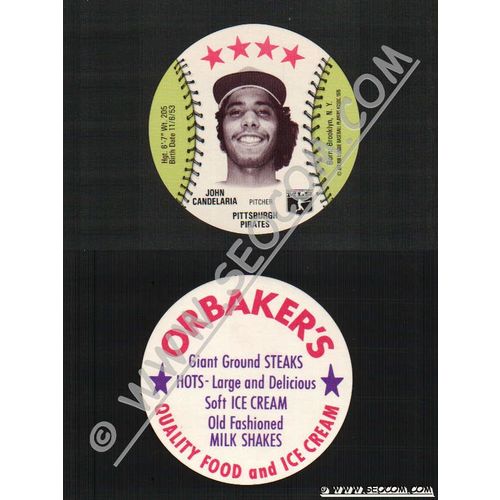 Sport Baseball Discs Name: Candeleria, John Pitcher Pittsburgh Pirates~541