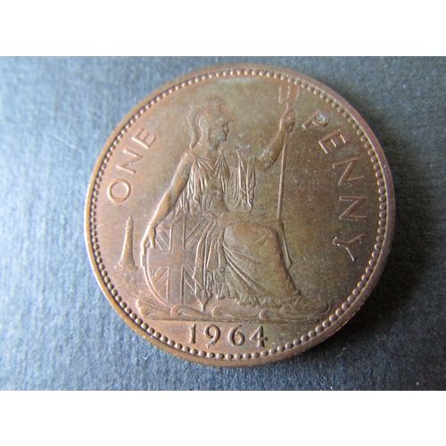 1964 QUEEN ELIZABETH II ONE PENNY FREE POST. (x) AAR