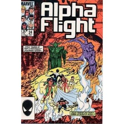 Alpha Flight (Vol 1) # 024 FN+ ORIG US COMICS