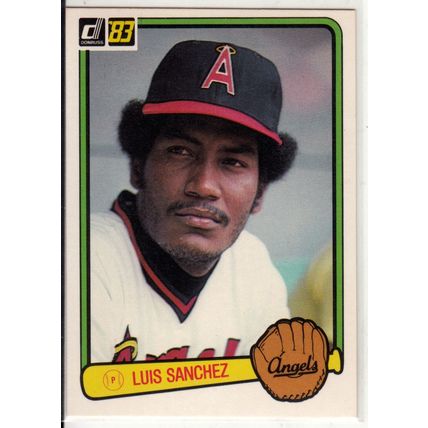 1983 Donruss baseball card 519 Luis Sanchez