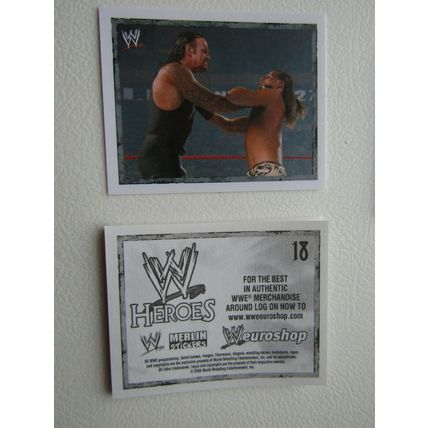 Topps - Merlin 2008 WWE Heroes Wresting Stickers 1-216 & P1-P15 Variants (EB2)