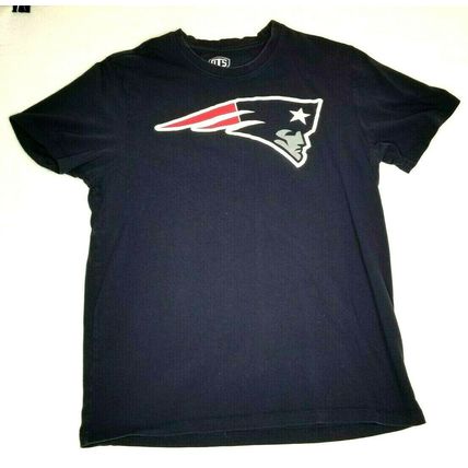 OTS New England Patriots Men's (M) Navy T-shirt (T1D)