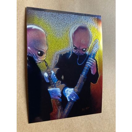 Star Wars Finest Base trading Card # 65 Cantina Band (A) 1996 Topps