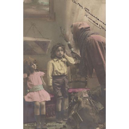 Romany Gypsy Gipsy Heather Seller Camping Bag Antique Postcard
