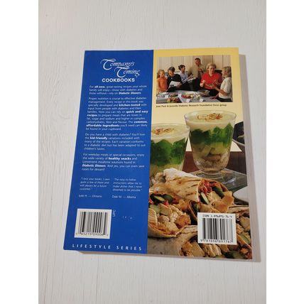 Diabetic dinners companys coming cookbook Jean Pare paperback lifestyle series