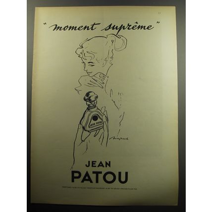 1957 Jean Patou Moment Supreme Perfume Advertisement