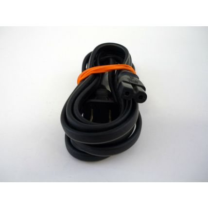 6ft AC Power Cord Black Cable Wire