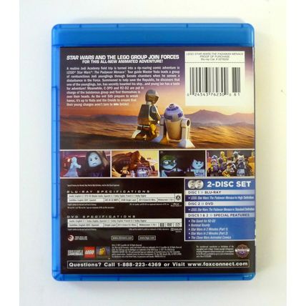 LEGO Star Wars: The Padawan Menace Blu-Ray + DVD LucasFilm 2011