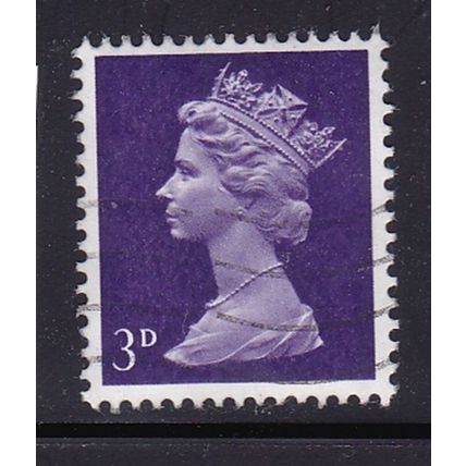 GB 1967-70 QEII 3d USED SG729 1 phos centre band