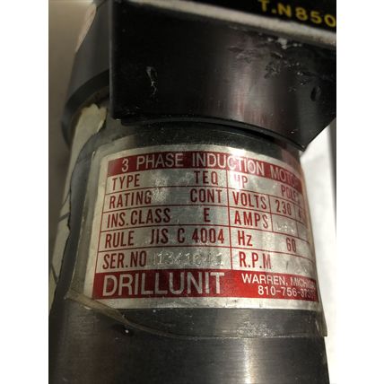 NEW DRILLUNIT TEQ 3-PHASE INDUCTION MOTOR,230/460 V,5/8" SHAFT.DIA T.N8501-1,BS