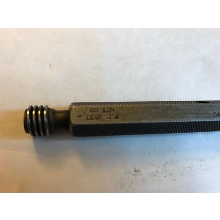LOT 6 GO NO GO .4537,.4552,.4495,.4500,1/2"-13 LH & RH THREAD & PLUG GAUGES,SB
