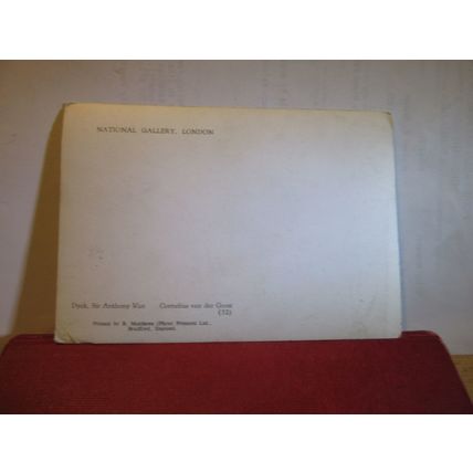 CORNELIUS VAN DER GEEST by Sir Anthony Van Dyck unused postcard RP =