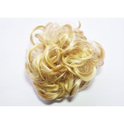 Synthetic Messy Bun Hair Piece, Ladies Hair Scrunchie BLONDE 105