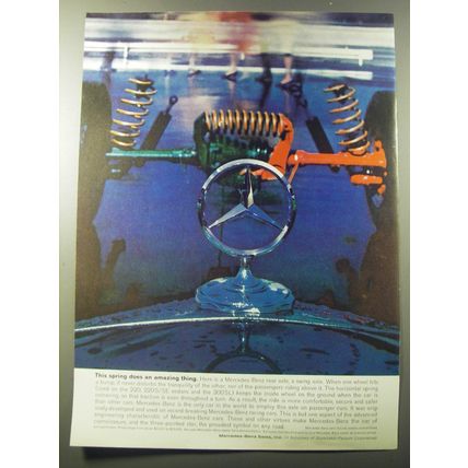 1960 Mercedes-Benz Cars Ad - This spring does an amazing thing