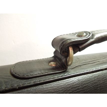 Vintage HERITAGE INDUSTRIES Genuine Leather Business Briefcase Made India