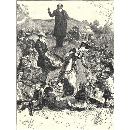 OUR LONDON CHILDREN - A PLEA FOR A DAY IN THE COUNTRY 1872 VICTORIAN ENGRAVING