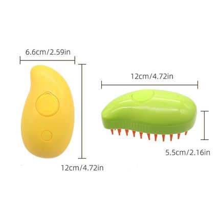 Cat Steam Brush Steamy 3 in 1 Electric Spray Hair Brushes Massage Pet Grooming