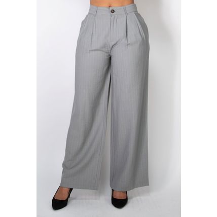 High-rise Stripe Wide Leg Pants