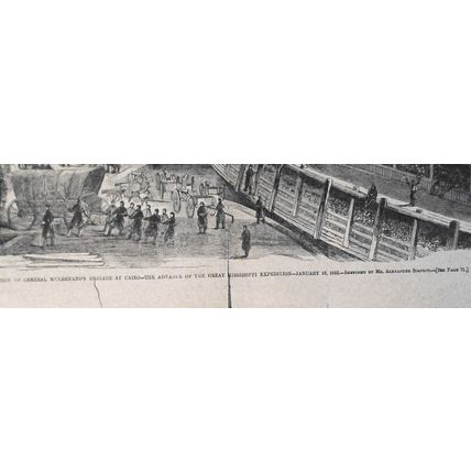 Embarkation Of Gen M'clernand's Brigade At Cairo, Great Mississippi...1862