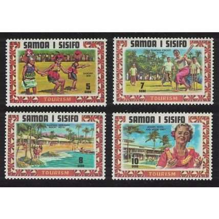 Samoa Tourism 4v 1971 MNH SG#365-368