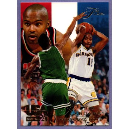 Tim Hardaway 1994 Flair USA #31 Golden State Warriors
