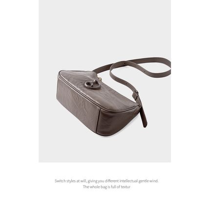 Genuine Leather Womens Handbags Ladies Purse Satchel Shoulder Bags Grey