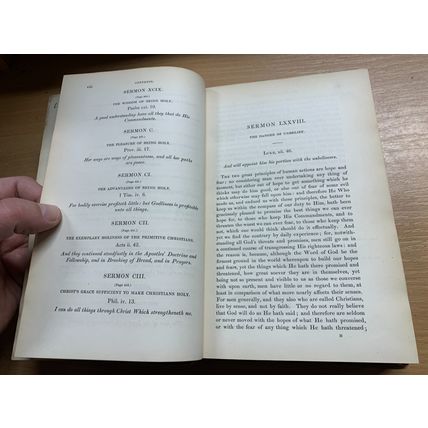 RARE* 1844 "THEOLOGICAL WORKS OF WILLIAM BEVERIDGE" VOL 4 ANTIQUE BOOK (P5)