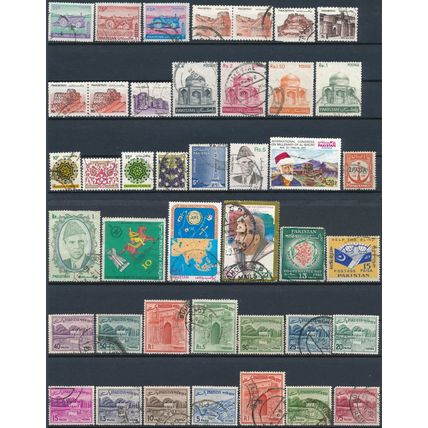 108 Stamp Selection - Pakistan - Used Hinged