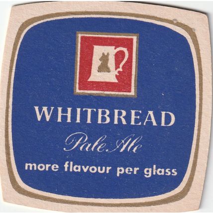 BEER MAT - WHITBREAD BREWERY - PALE ALE - (Cat 135) - (1967)