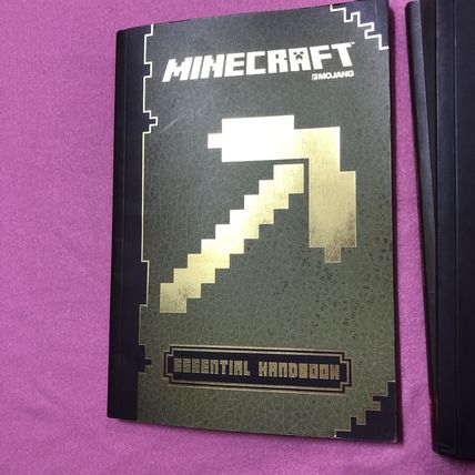 MINECRAFT Soft Cover Lot of 3 Red stone Combat Essential Handbook