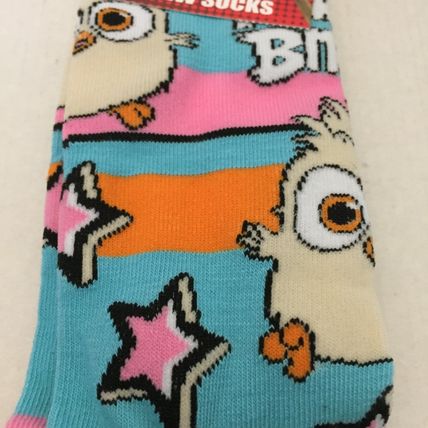 NEW Angy Birds Samantha Unisex Crew Socks Size 6-13