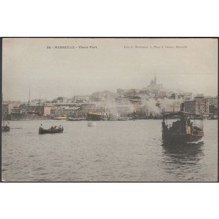 Vieux Port, Marseille, c.1905 - Montanari CPA