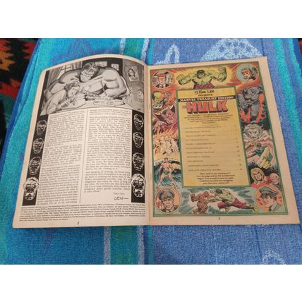 Bronze Age Marvel Treasury Edition Hulk On The Rampage Vol 1 # 5 1975 Fine 6.0