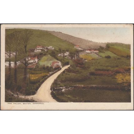 The Valley, Seaton, Cornwall, 1927 - SW Pearce Postcard