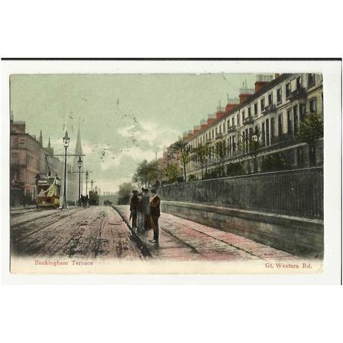 GLASGOW Buckingham Terrace Postcard by Caledonia (440)