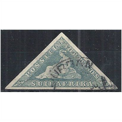 South Africa 1926 SG33a 4d Grey-Blue AFRIKANS Very Fine Used . ..